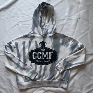 Dreamsicle Hoodie Size S Gray White Tie Die CMMF 2022 Myrtle Beach